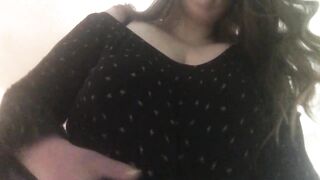 Pound me hard enough and you might bounce my tits right out of my top~