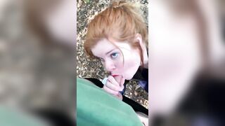 Staying safe by sucking random cock in a public park ?? - Gone Wild Public