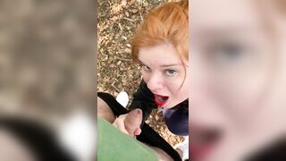 Gone Wild Public: Staying safe by engulfing random cock in a public park ??