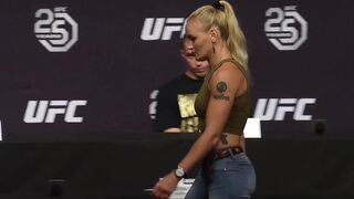 uFC fighter Valentina Shevchenko is ridiculously constricted